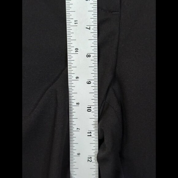 COS Pants 6 / S Womens Black Skinny Flat Front Stretch Elastic Waist - Picture 4 of 10